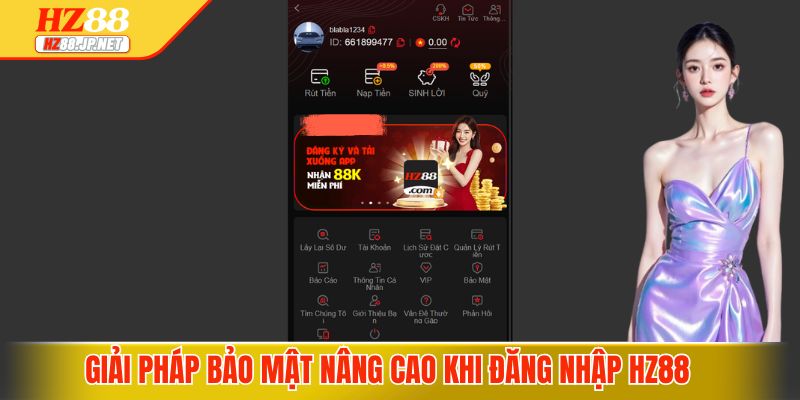 Tốc độ, trải nghiệm hội viên khi đăng nhập HZ88