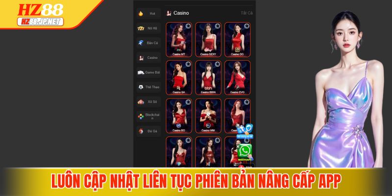 Luôn cập nhật liên tục phiên bản nâng cấp app